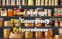 food storage for emergency prepardness